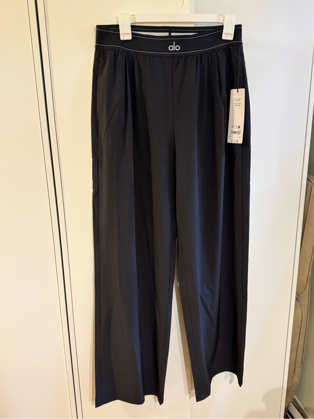 Alo Wide Leg Black Pants